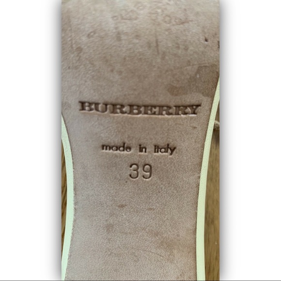 Authentic BURBERRY Suede Ankle-Tie Kitten Heel - Picture 7 of 9